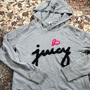 Juicy Couture Cropped Gay Hoodie Pullover size Small